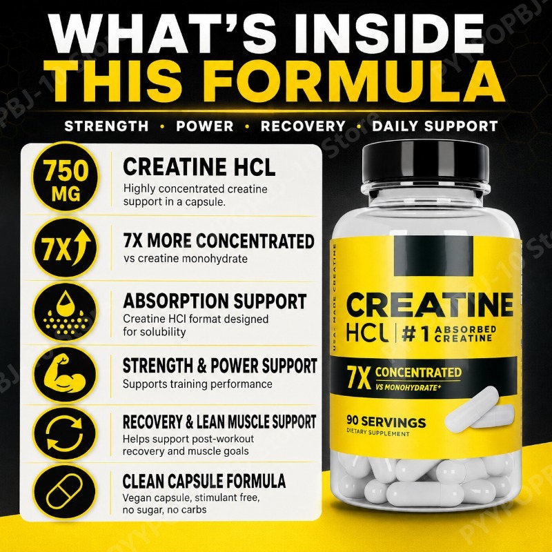 Creatine HCl 750mg 90 Capsules - Nutrition Fitness Supplements 评论和价格