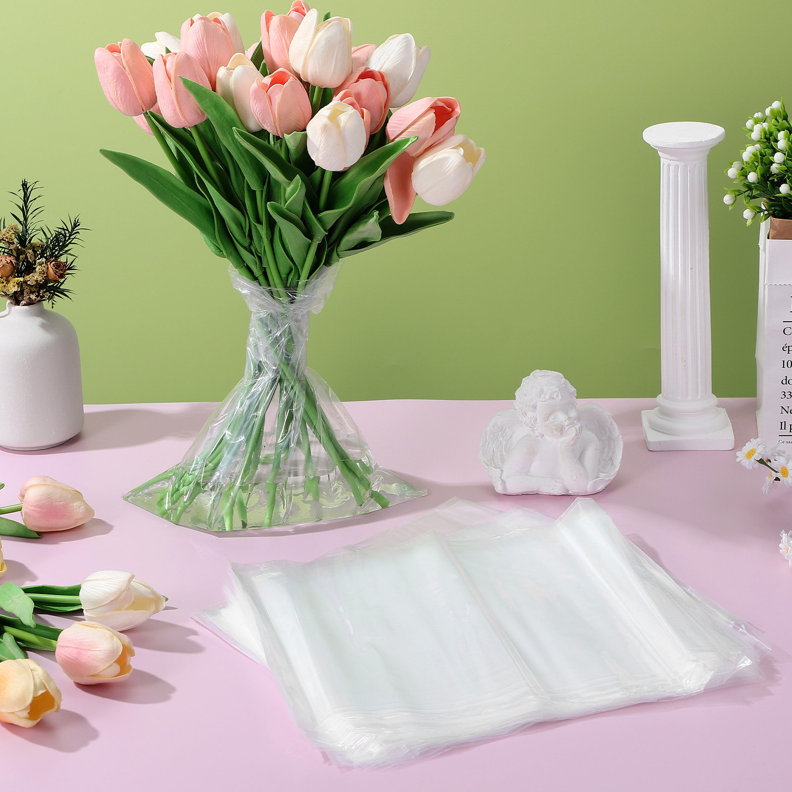 50pcs Flower Bags Plastic Fres - Nutrition & Fitness Coaching Fulham 评论和价格