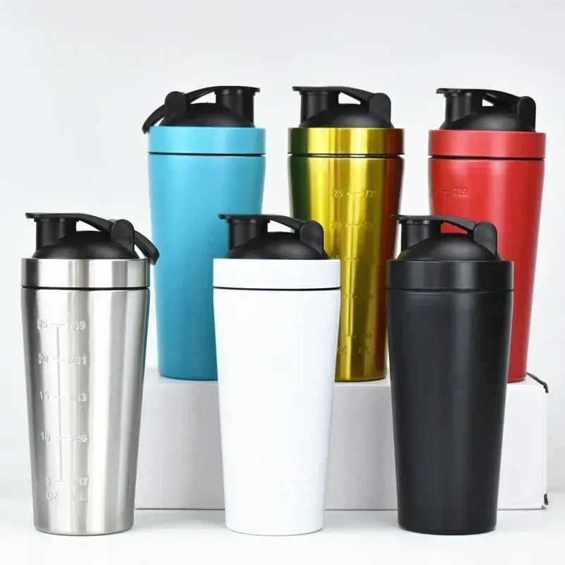 Stainless Steel Protein Shaker - Nutrition Sports Fitness 评论和价格