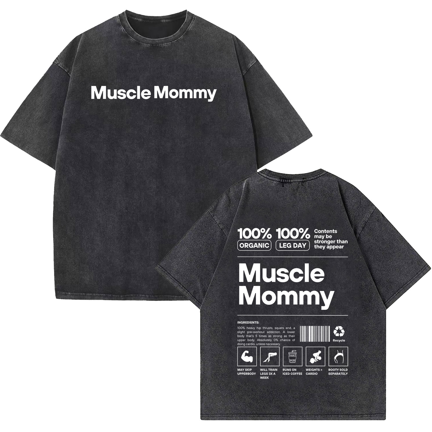 Vintage Acid Washed Distressed - Nutrition Sports Fitness 评论和价格