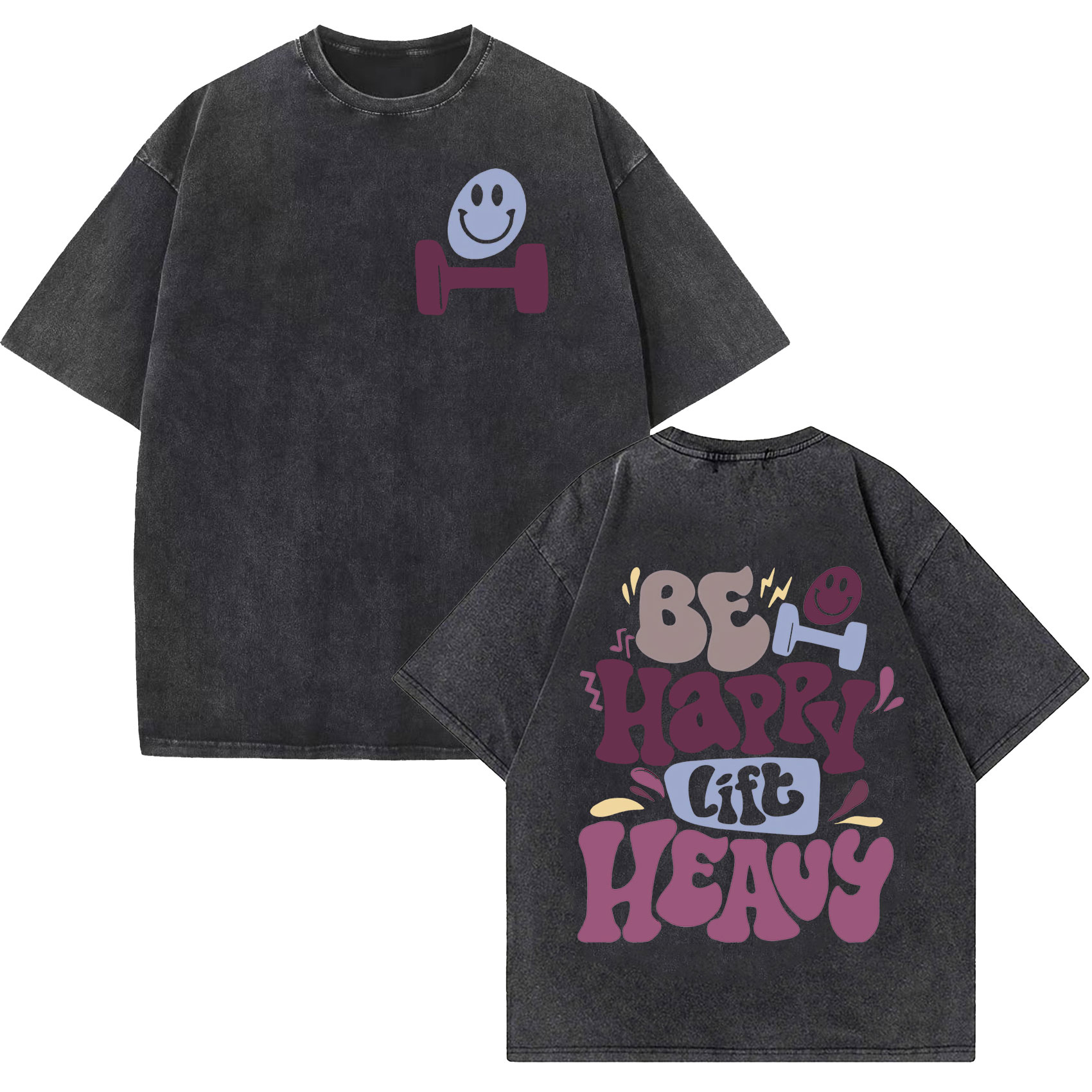 Vintage Acid Washed Distressed - Nutrition Sports Fitness 评论和价格