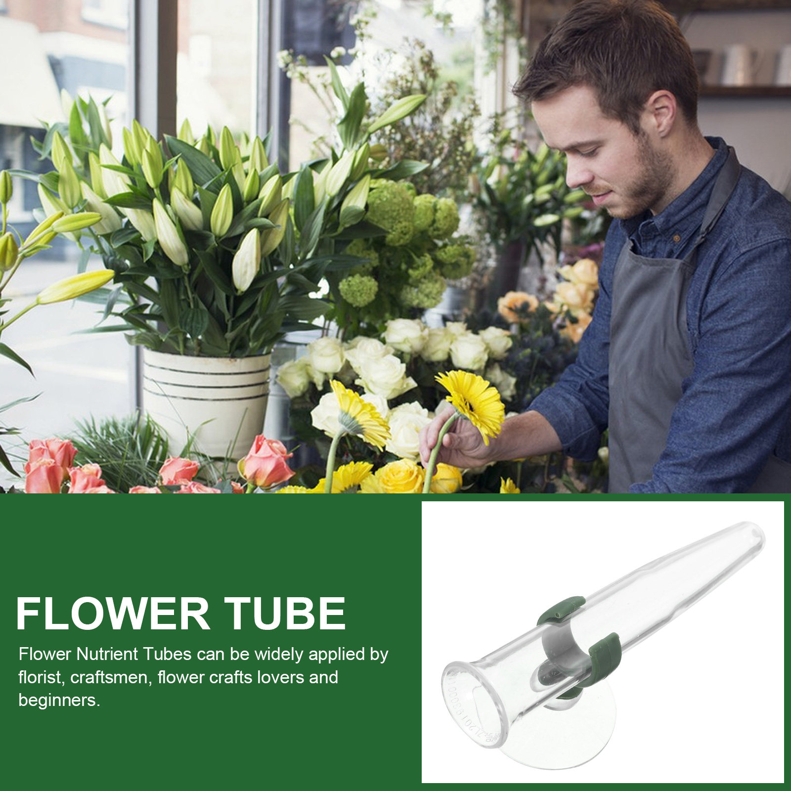 8Pcs Flower Nutrition Tubes wi - Nutrition & Fitness Coaching Fulham 评论和价格
