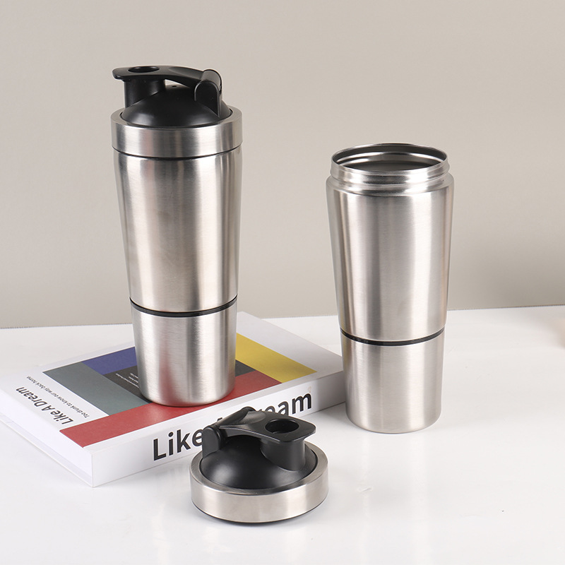 Stainless Steel Protein Shaker - Nutrition Sports Fitness 评论和价格