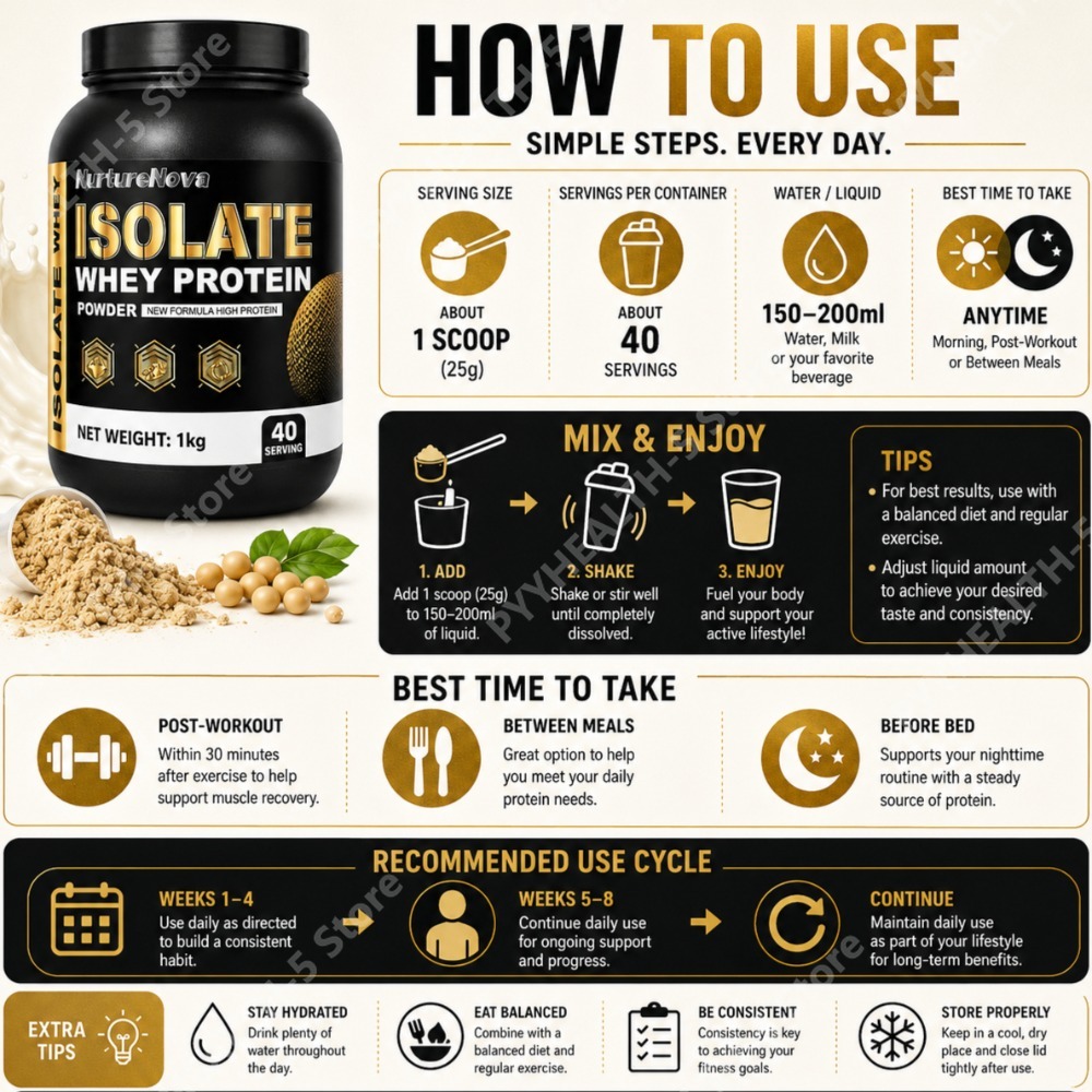 Isolate Whey Protein Powder 1k - Nutrition Sports Fitness 评论和价格
