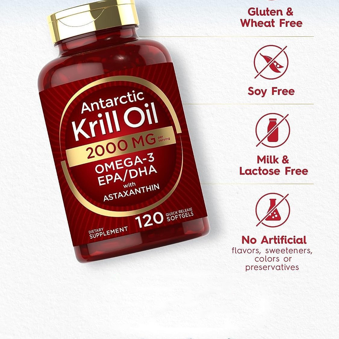 Krill oil soft capsules supple - Nutrition Fitness Supplements 评论和价格
